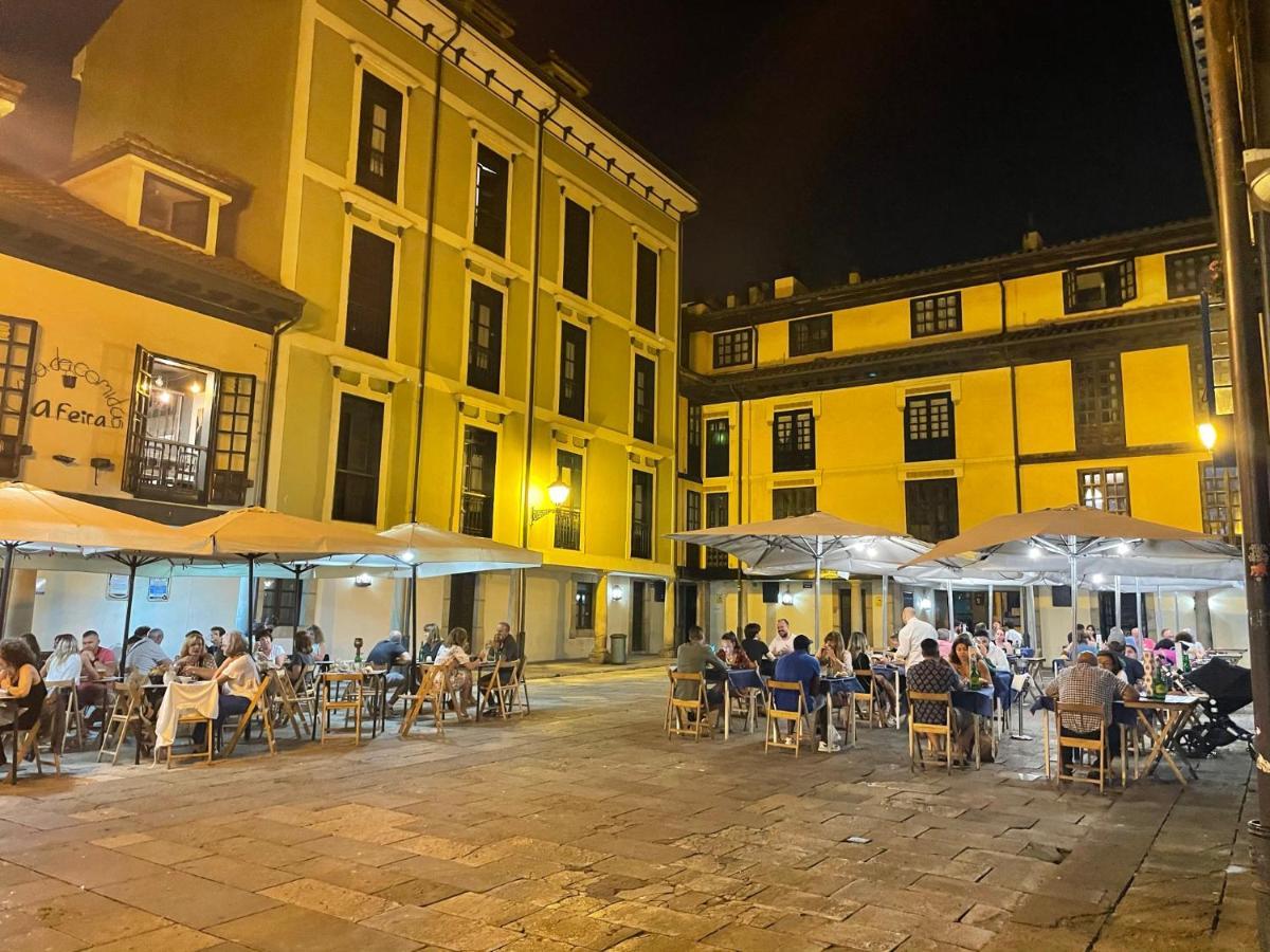 Loft En El Mercado Del Fontan Oviedo Bagian luar foto