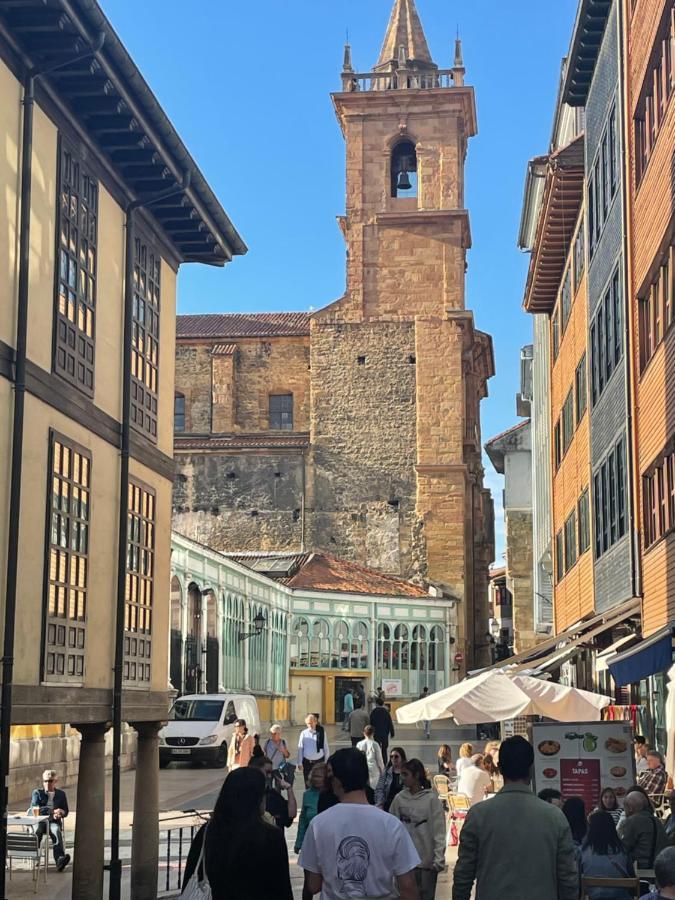 Loft En El Mercado Del Fontan Oviedo Bagian luar foto
