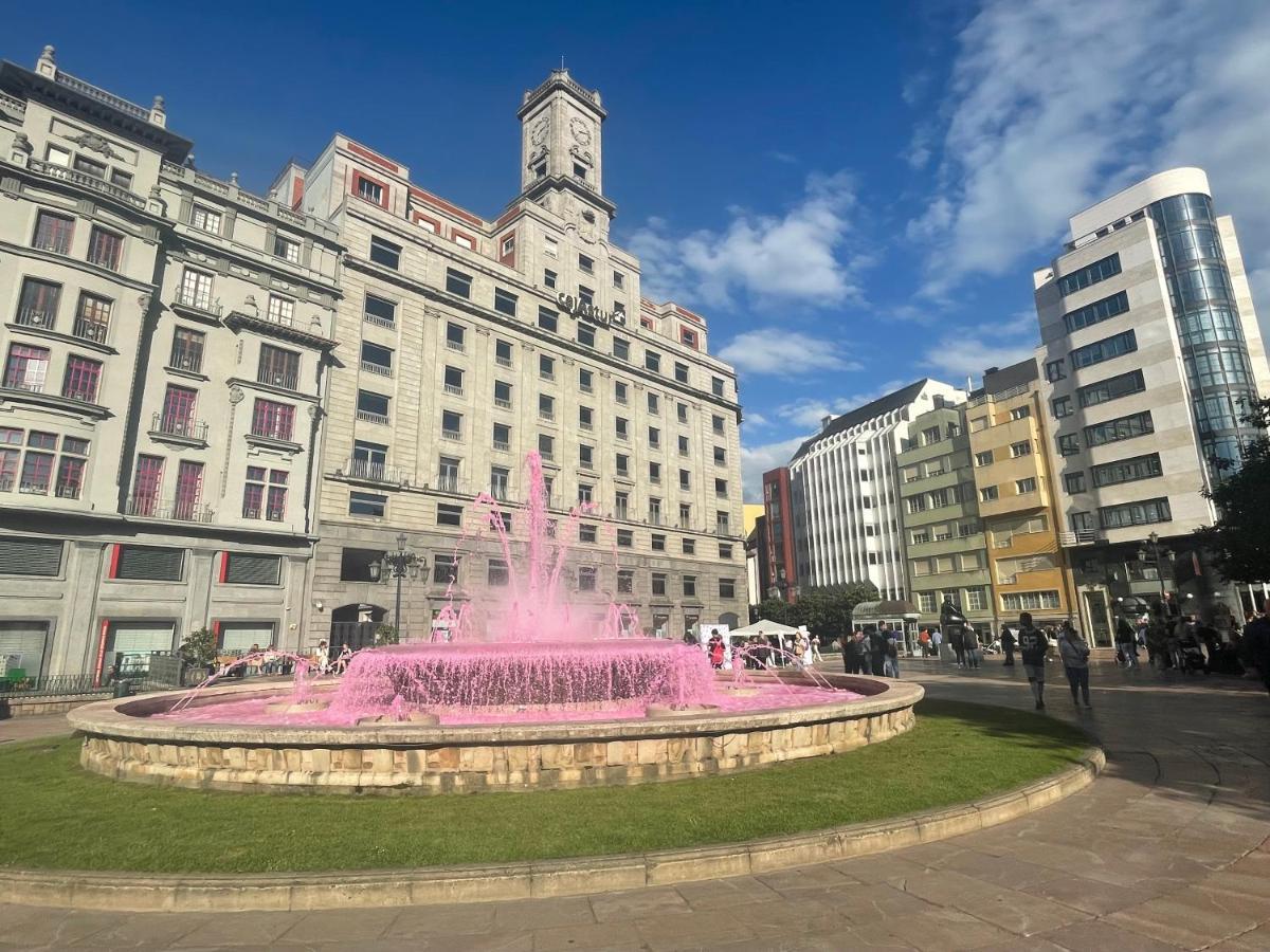Loft En El Mercado Del Fontan Oviedo Bagian luar foto