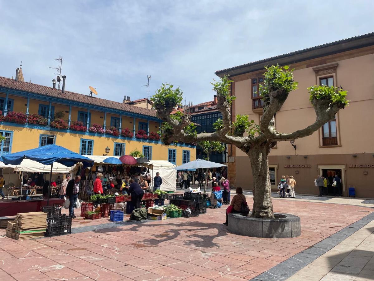 Loft En El Mercado Del Fontan Oviedo Bagian luar foto
