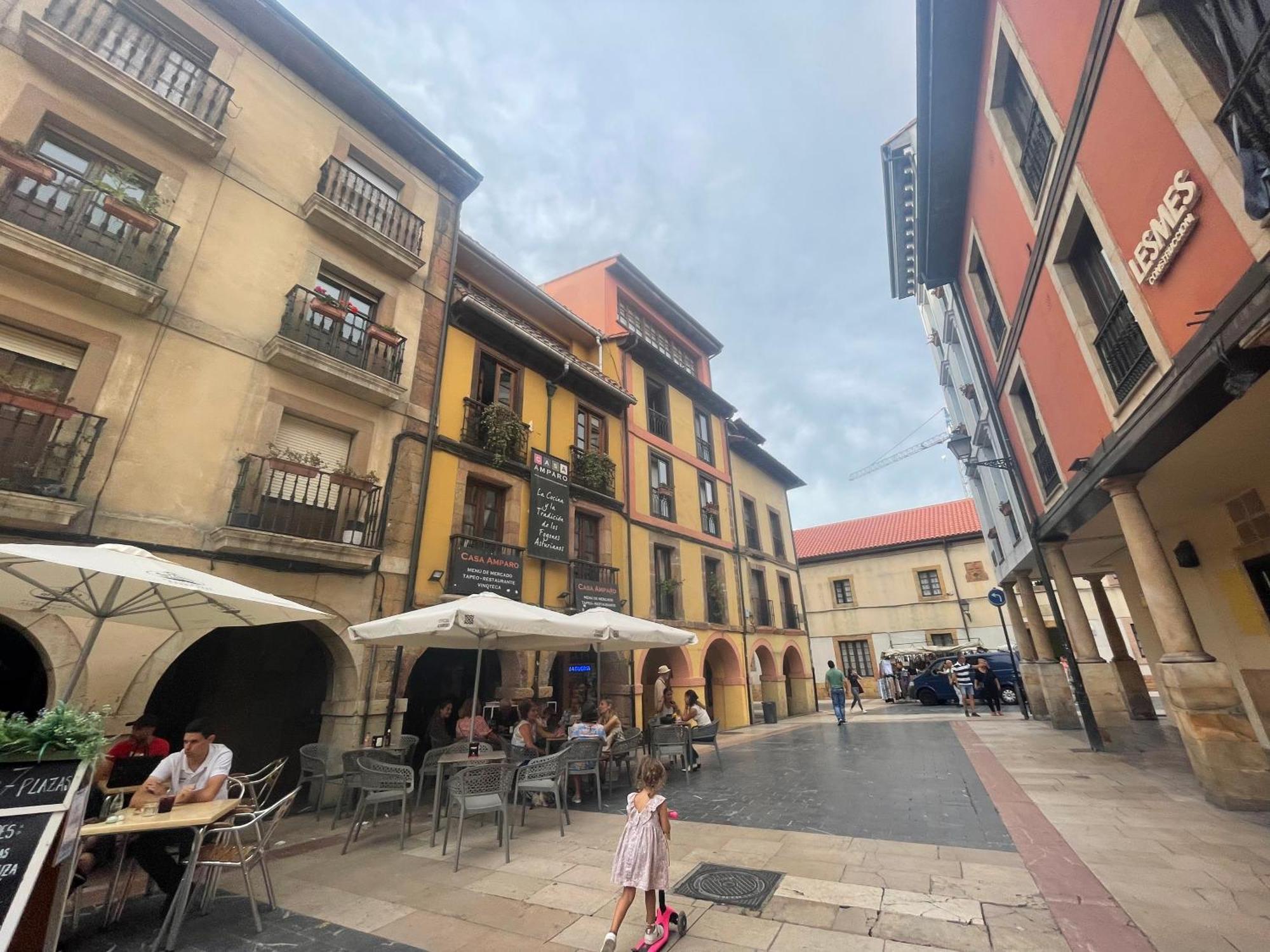 Loft En El Mercado Del Fontan Oviedo Bagian luar foto